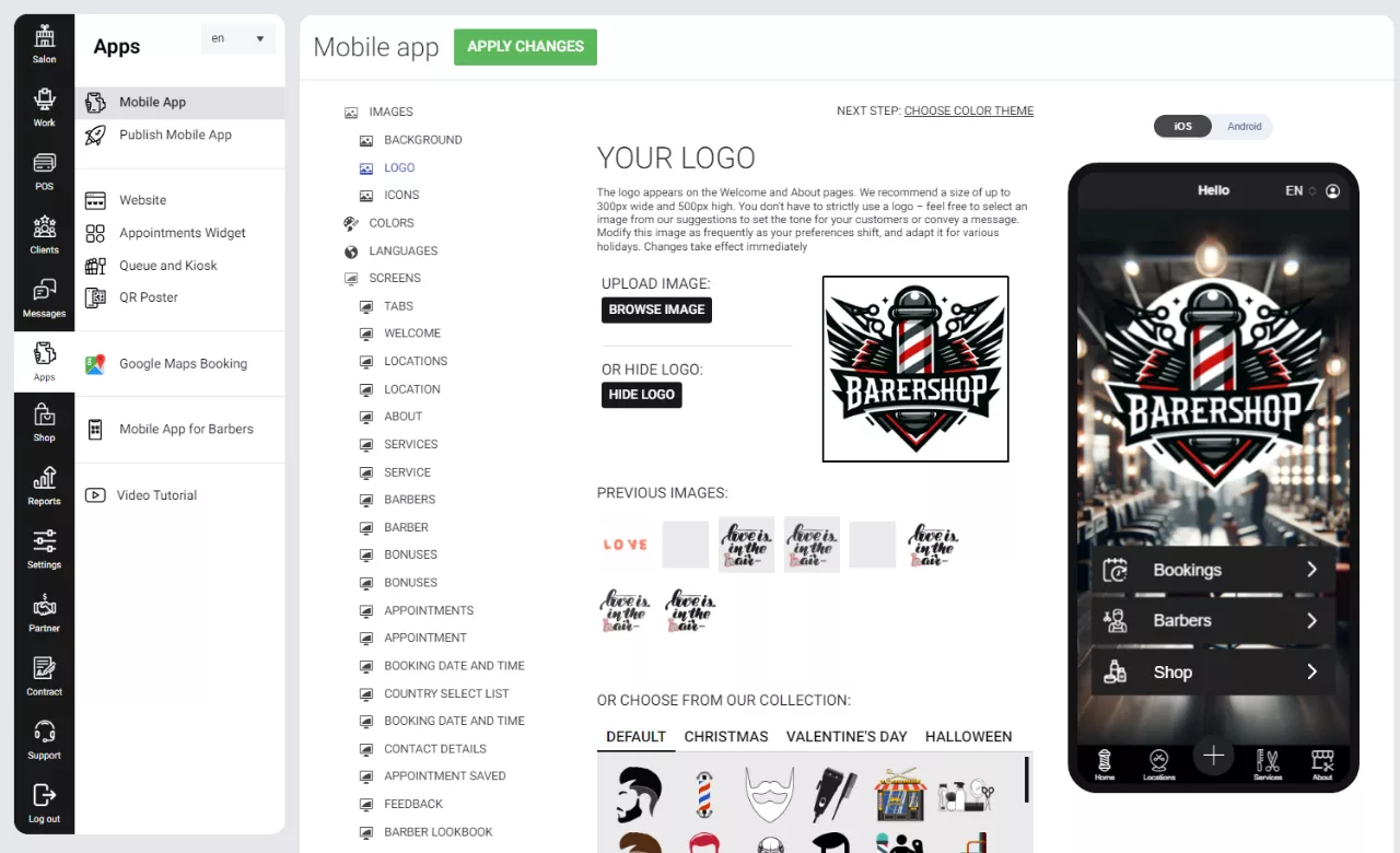 Simple yet powerful and flexible configuration for the app