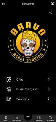 Barbershop app winter edition design